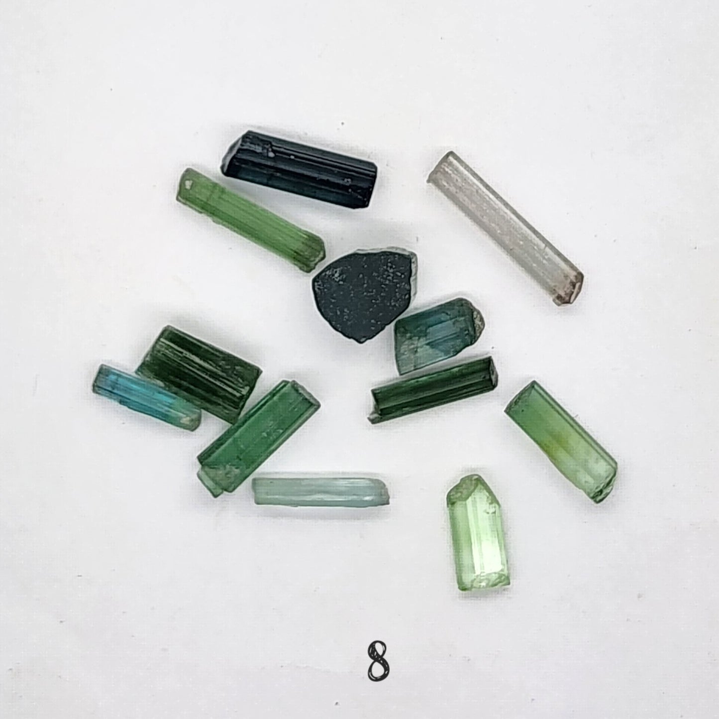 Tourmaline Crystal Specimens Lot #8 - Afghanistan