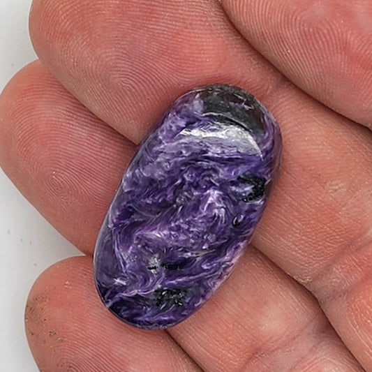Charoite Cabochon #5 11x25mm