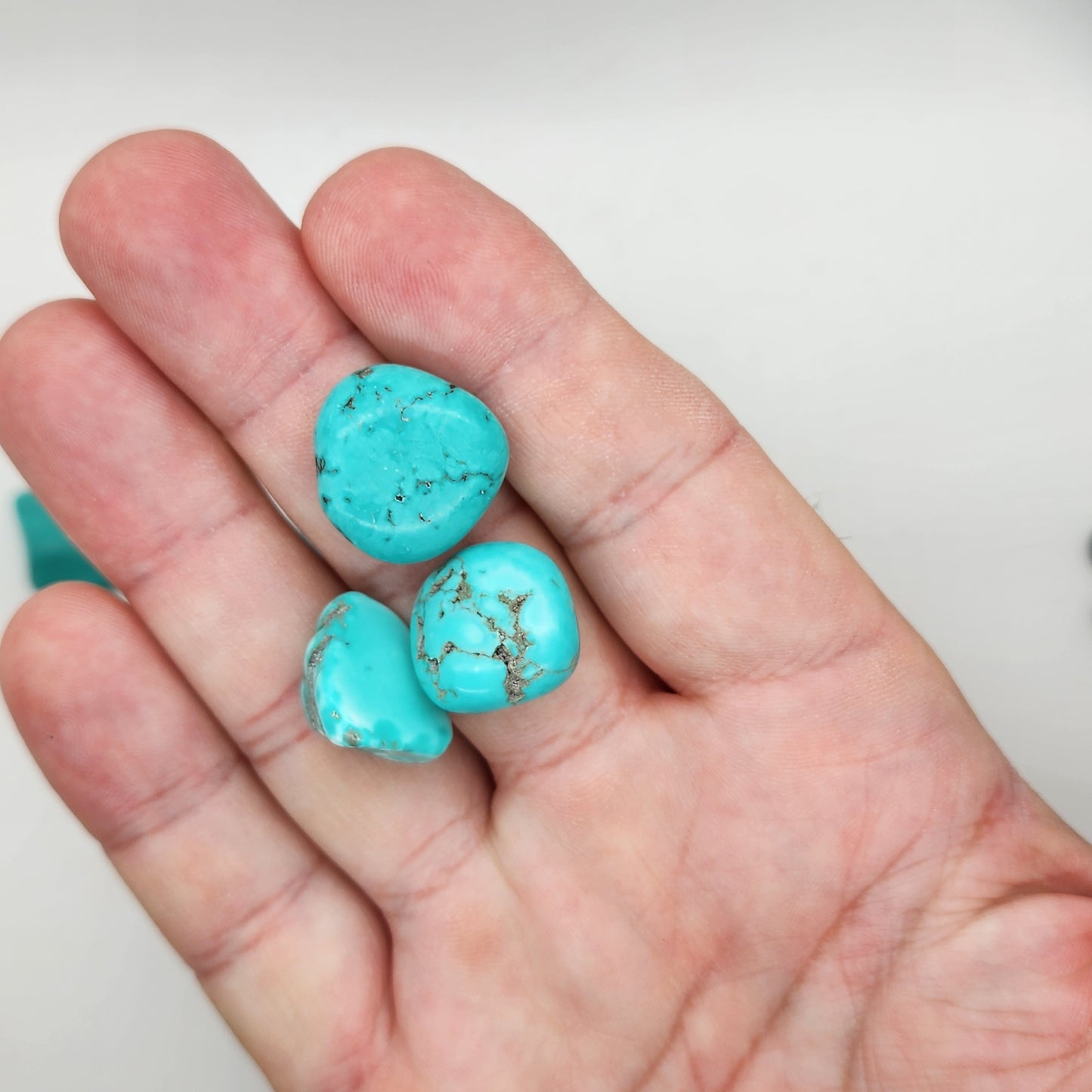 Turquoise Tumbled Natural - 3 Piece